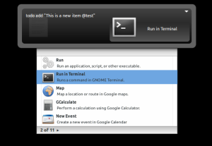 Gnome Do and Todo.txt playing together nicely.